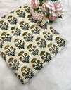 Bagru HandBlock Printed Cotton fabric 5023 