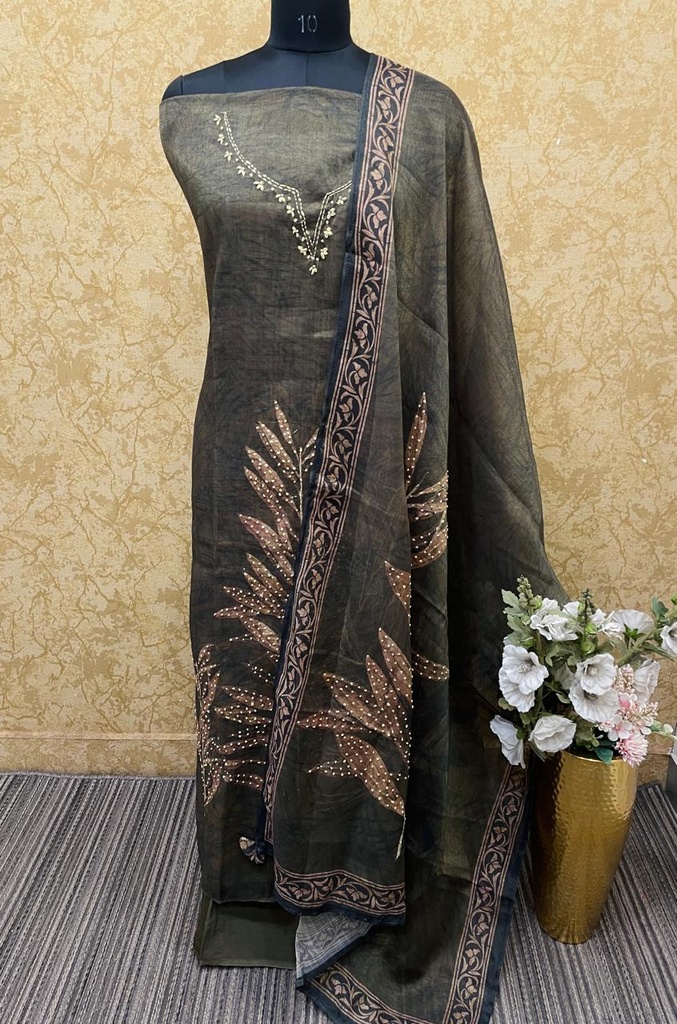 Tissue Silk Suit 4563