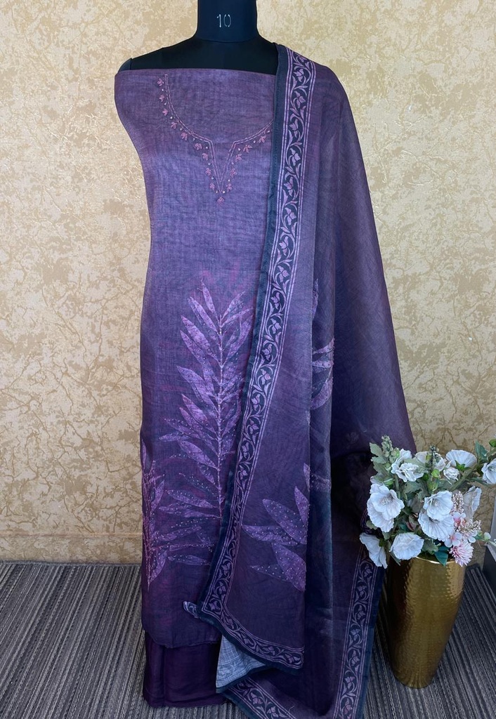 Tissue Silk Suit 4563