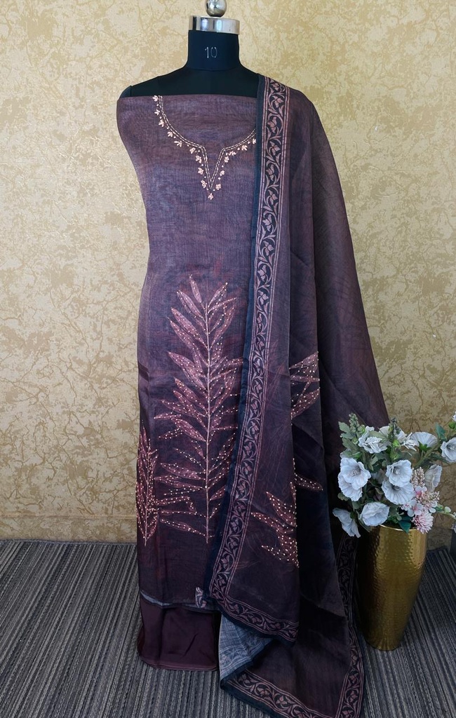 Tissue Silk Suit 4563