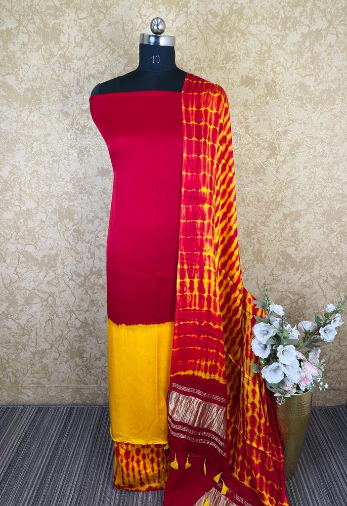 Tie And Dye Modal Silk Suit 5041