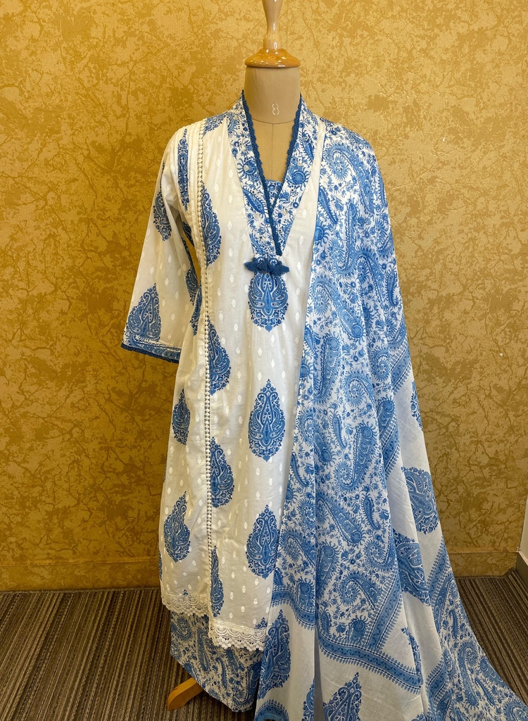 Premium Cotton Kurti Set 5043