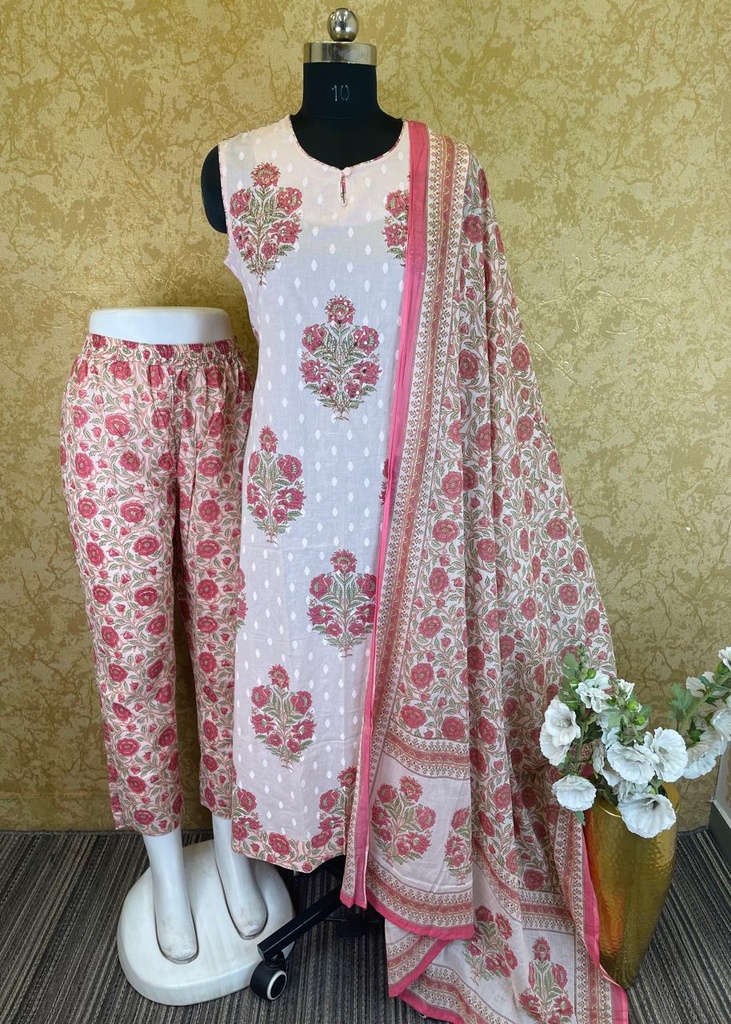 Cotton Kurti set 5017