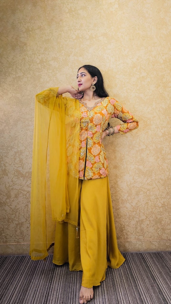 Deisgner Muslin Coord Set5037 