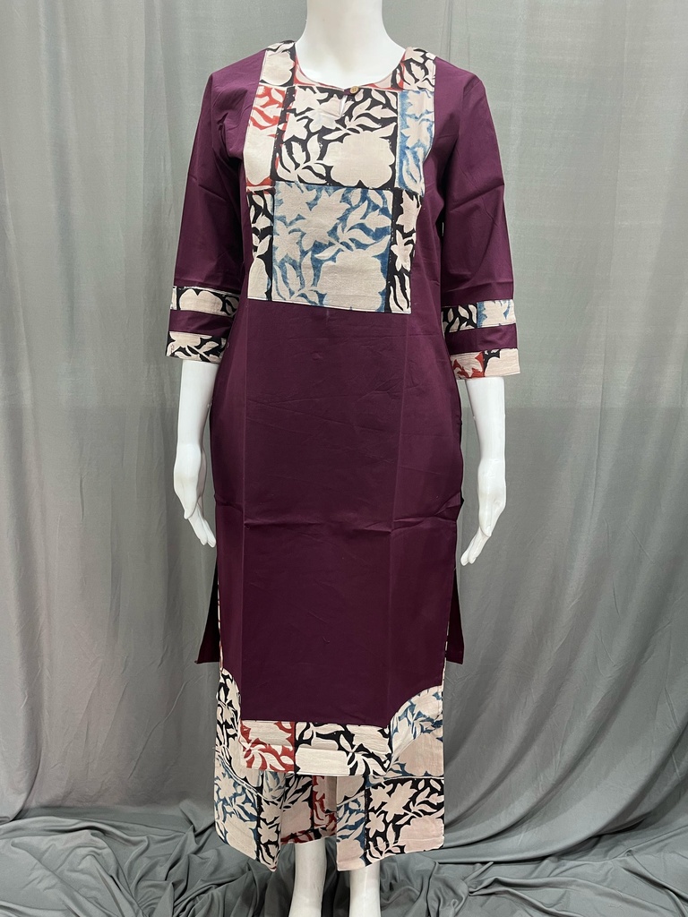 Premium Cotton Coord Set 4610