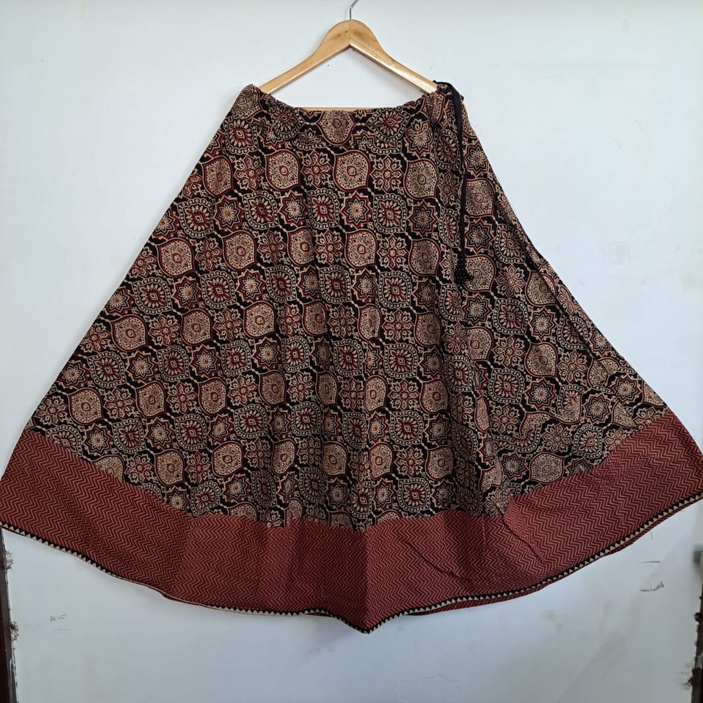 Ajrakh Cotton Skirt 4556