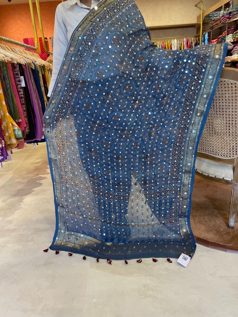 Georgette Mirror Work Dupatta 5035