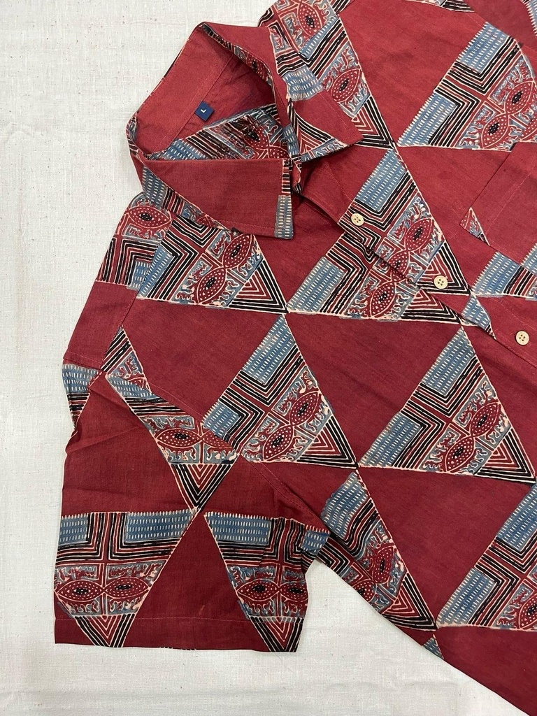 Ajrakh Cotton Shirts 5024
