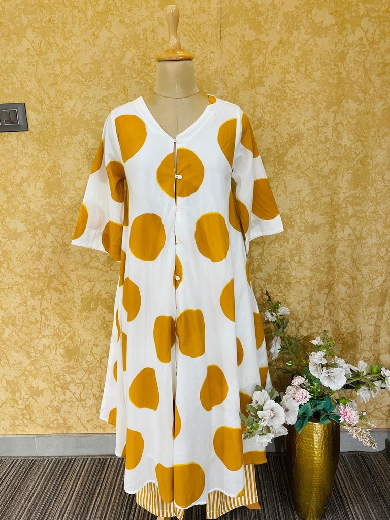 Polka Cotton Co-ord Sets 5043