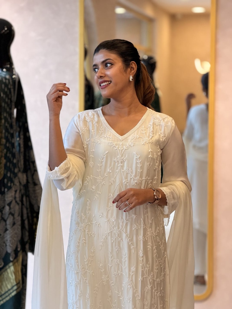 Premium Georgette Kurti Set 4609