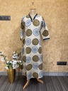 Ajrakh Cotton Aline Kurtis 5043