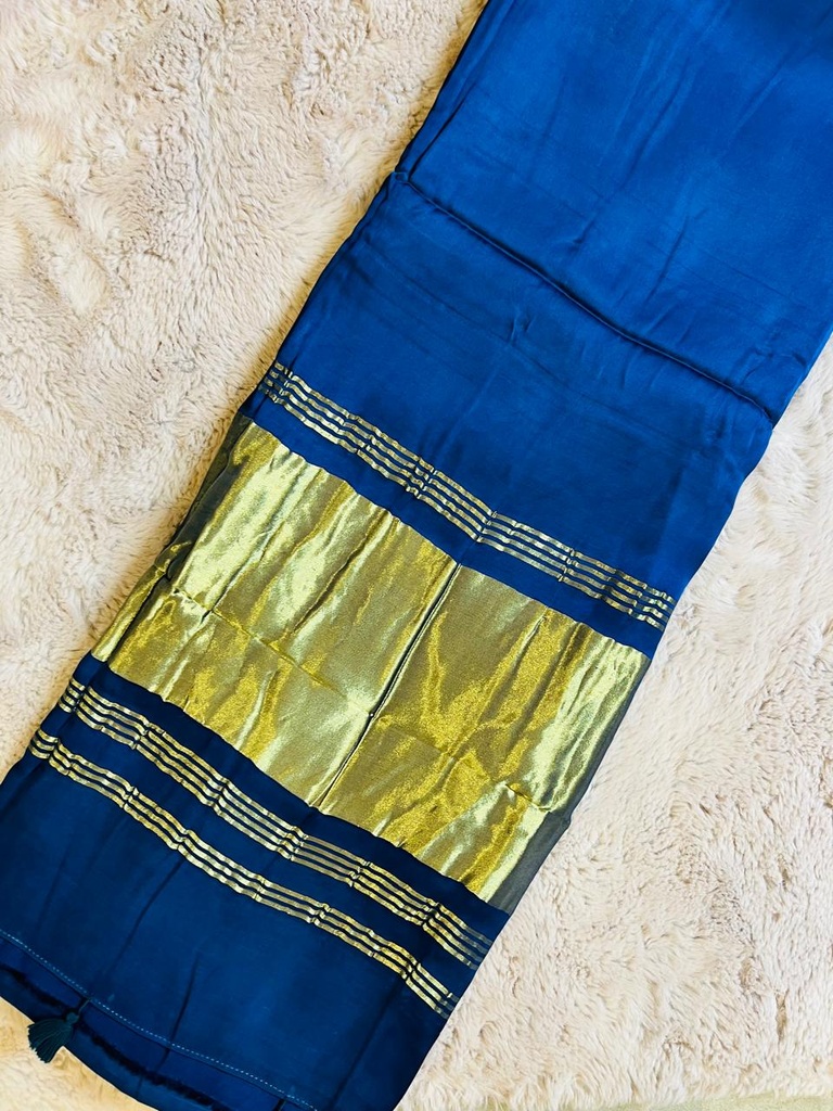 Premium Plain Modal Silk Sarees 5048