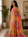 Premium Linen Sarees 5051