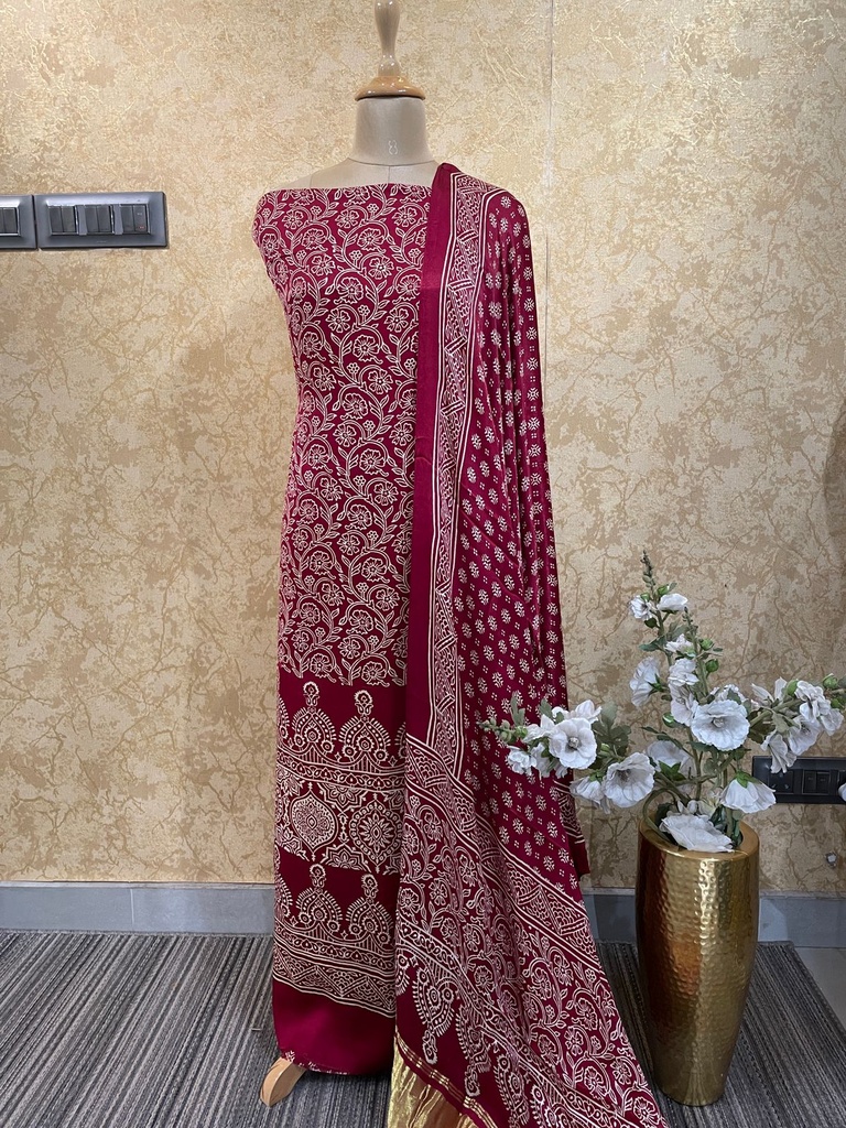 Ajrakh Modal Suits 5012