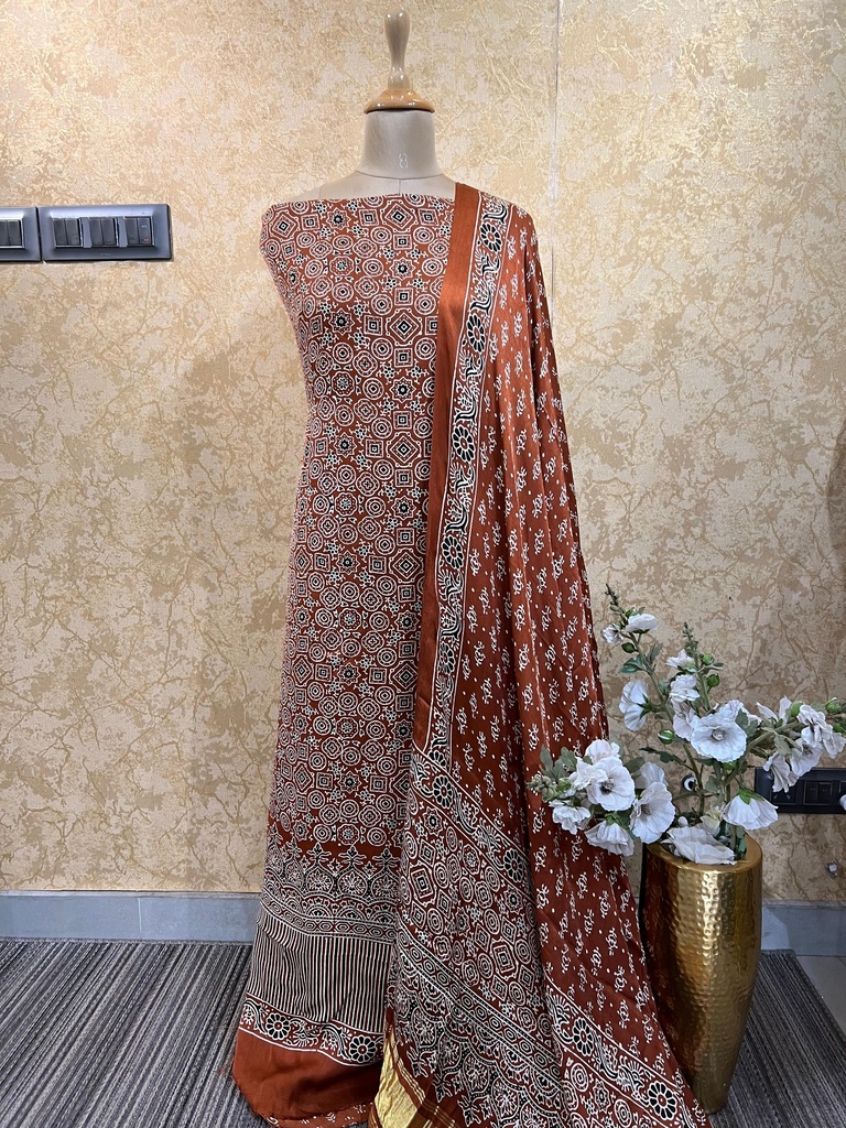 Ajrakh Modal Suits 5012