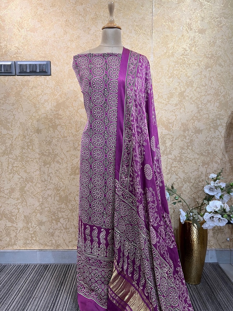 Ajrakh Modal Suits 5012
