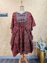 Ajrakh Short Cotton Kaftan 5053