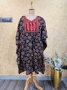 Ajrakh Short Cotton Kaftan 5053