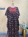 Ajrakh Cotton Long Kaftan 5053