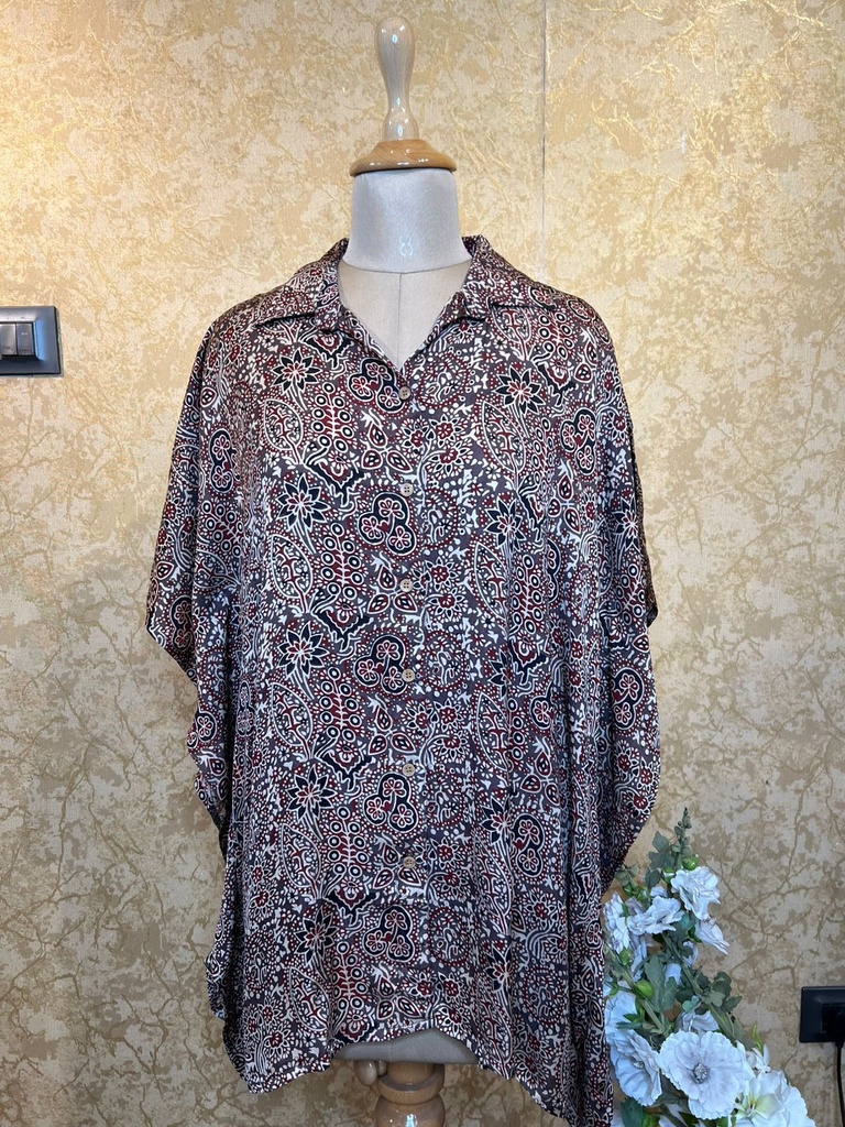 Ajrakh Shirt Kaftans 5015