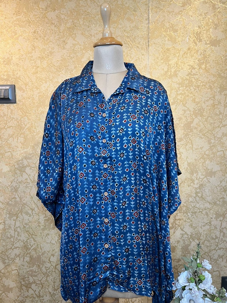 Ajrakh Shirt Kaftans 5015