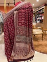 Premium Ajrakh Handwork Silk Saree 5036
