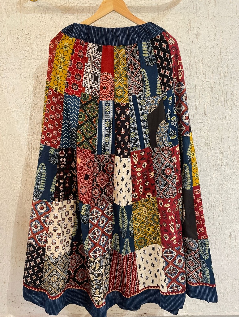 Ajrakh Boho Style Skirts 5051