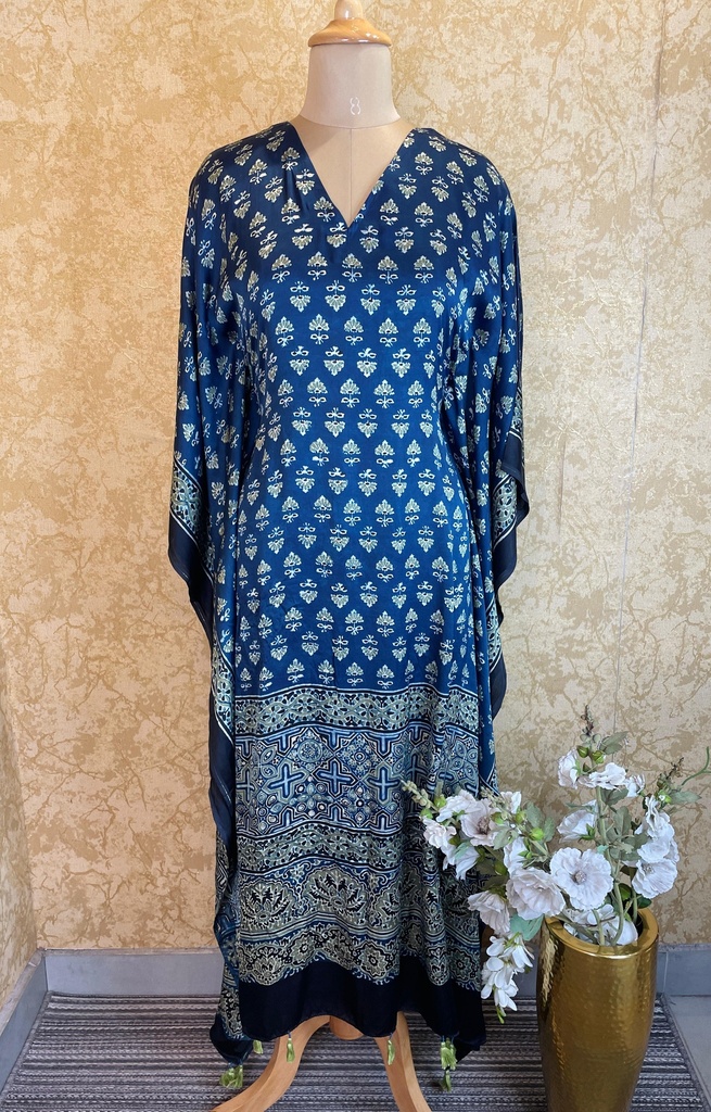 Ajrakh Silk Kaftans