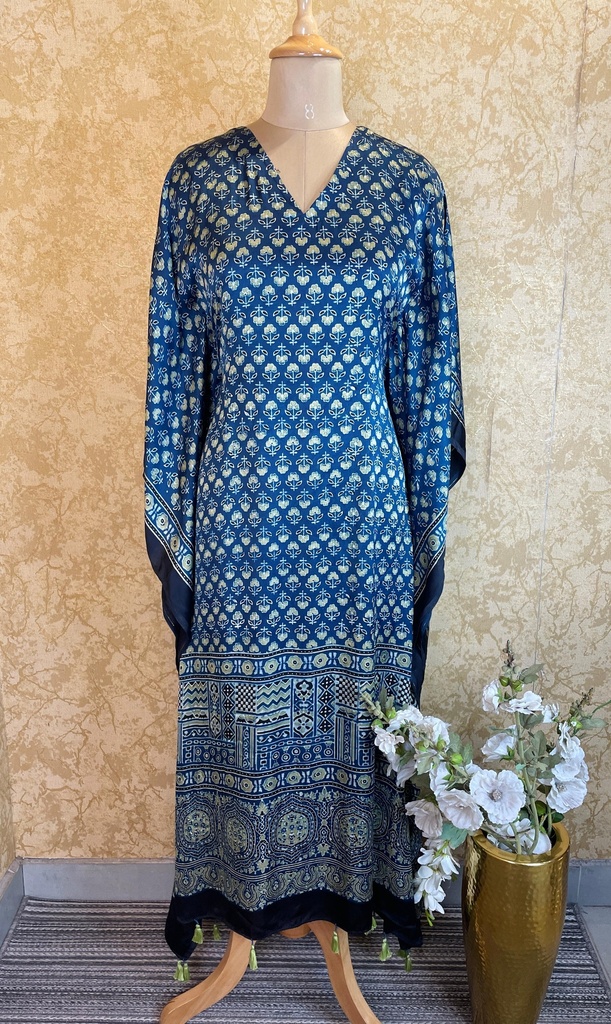 Ajrakh Silk Kaftans 4801