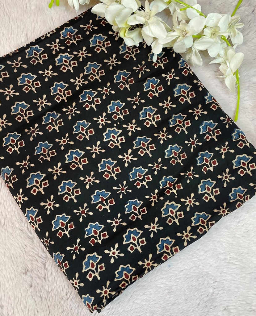 Premium Ajrakh Modal Silk Fabric 5016