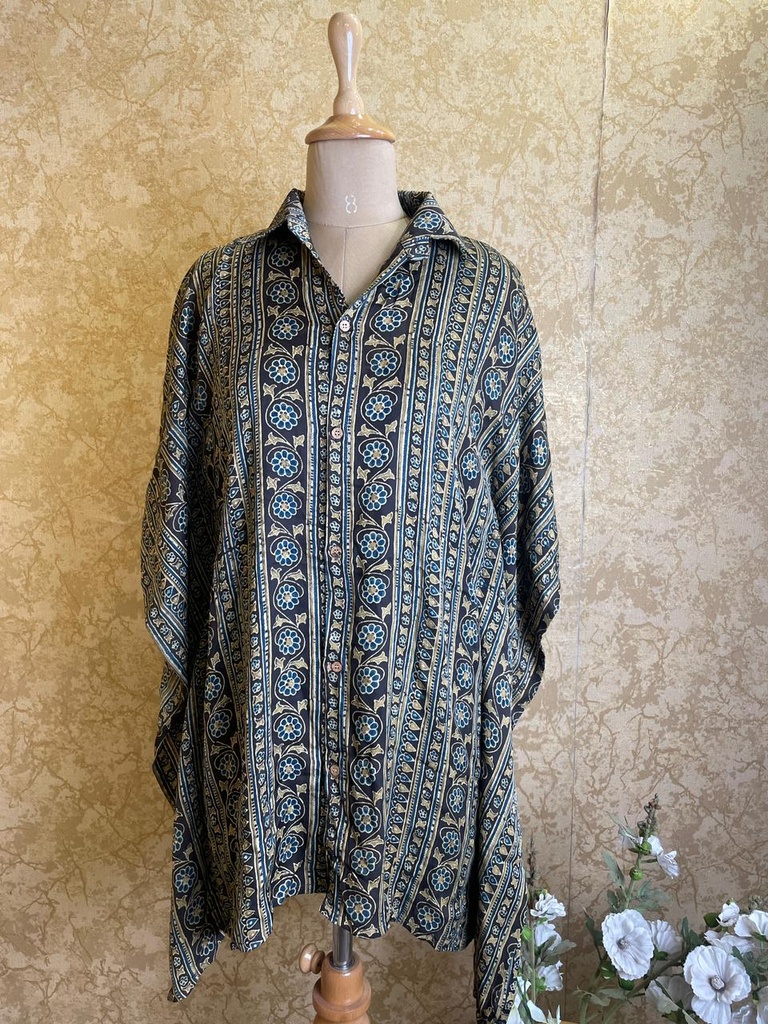 Ajrakh Shirt Kaftans 5015