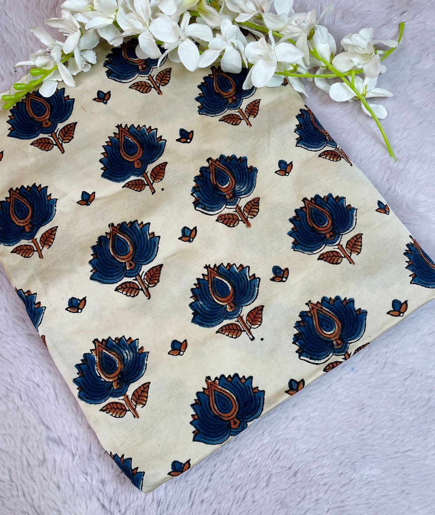 Ajrakh Modal Silk Fabric 5016