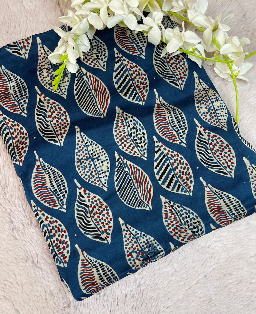 Ajrakh Modal Silk Fabric 5016