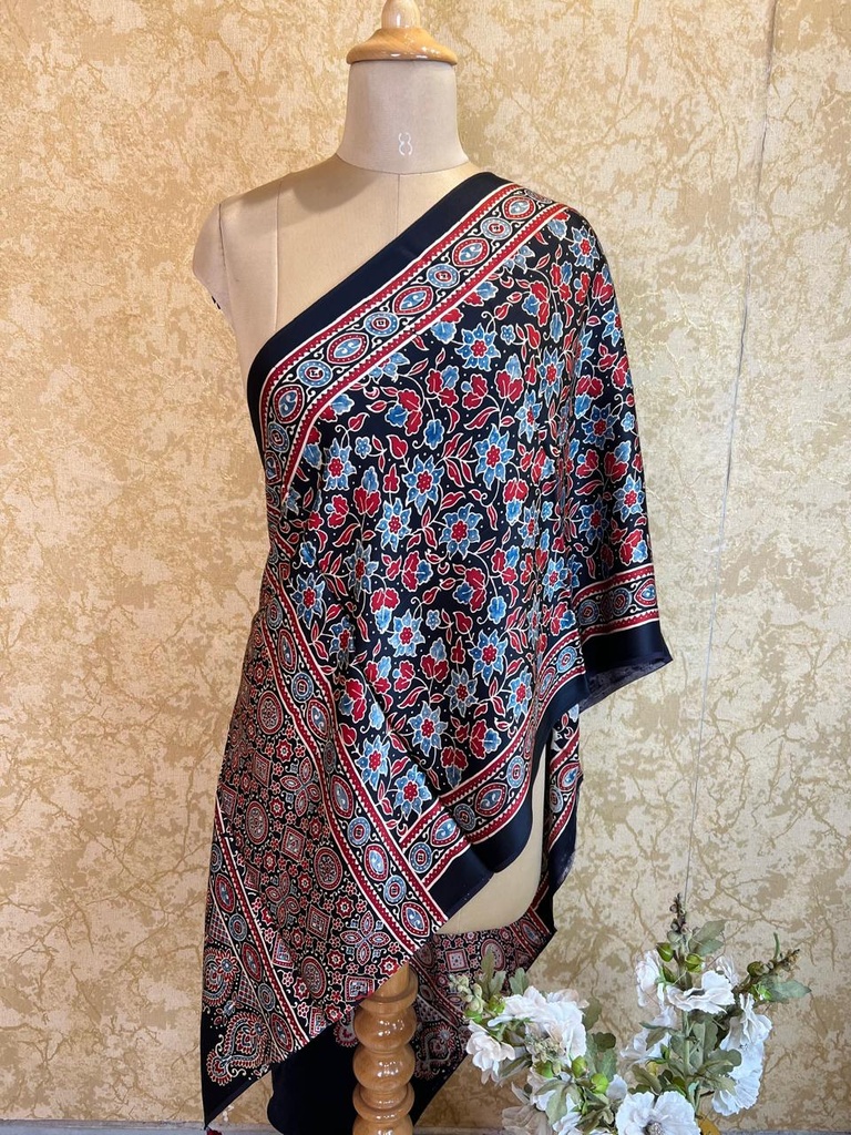 Premium Ajrakh Modal Stole 5071