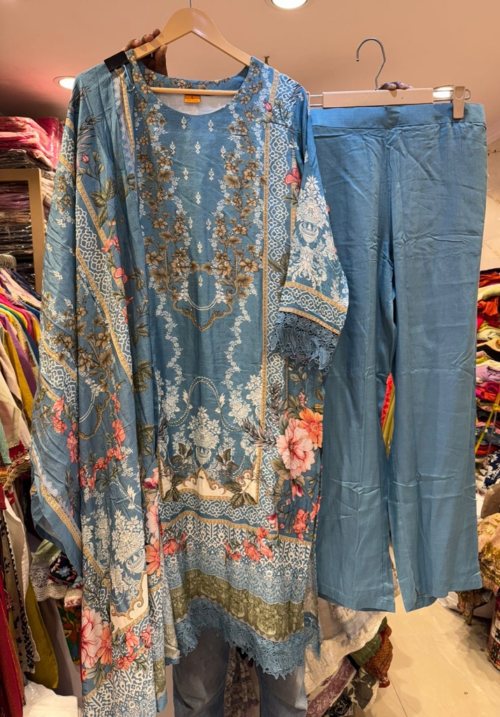 Muslin Kurti Sets 4609