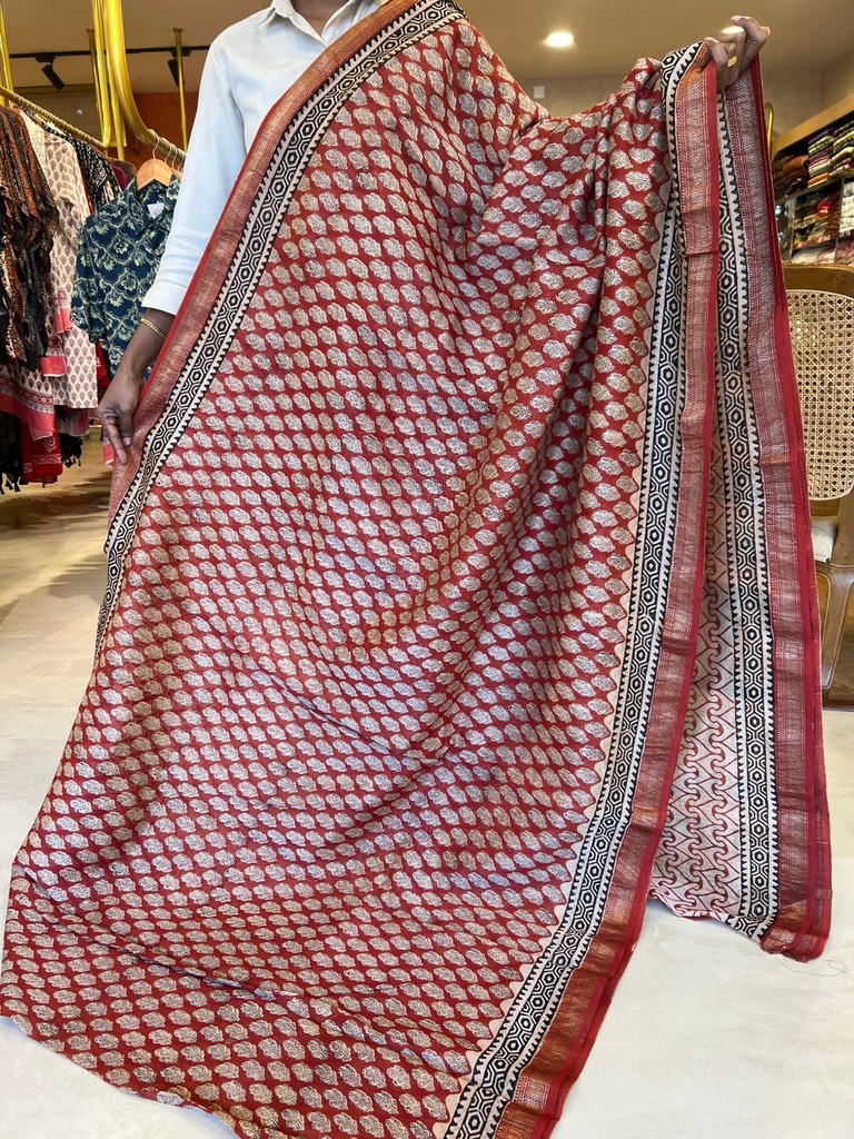 Maheshwari Silk Sarees 4552