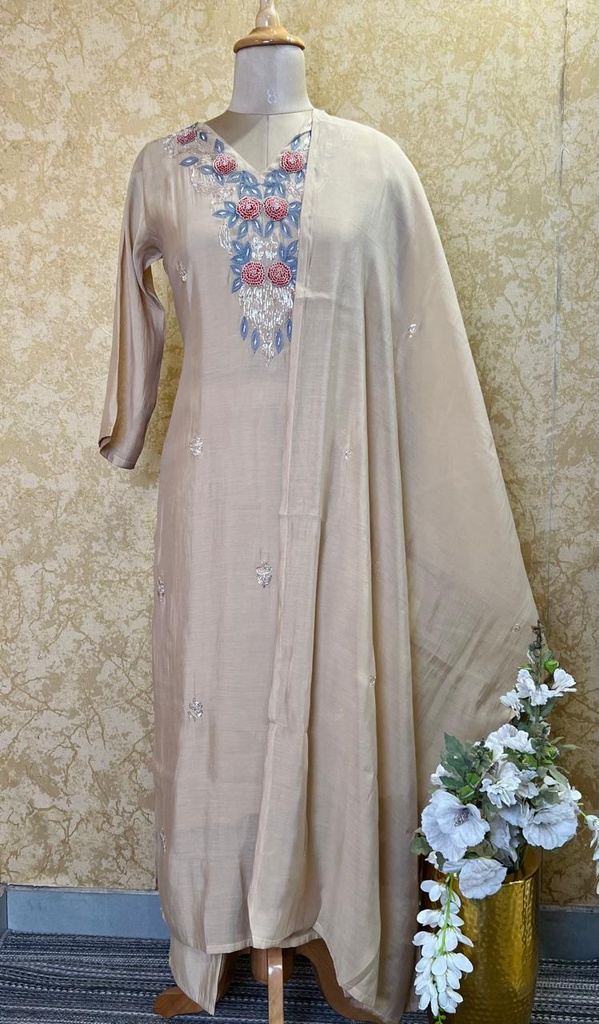 Mul Chanderi   Kurti Sets 