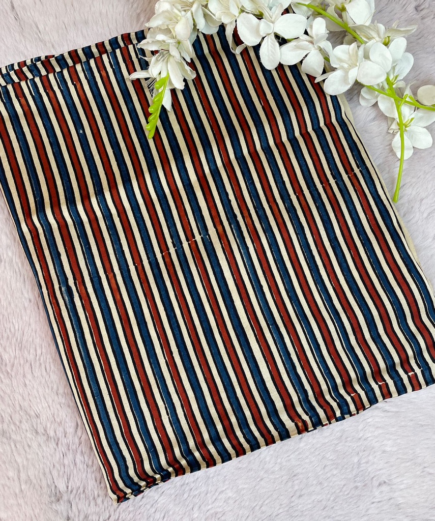 Ajrakh Modal Silk Fabric 5013