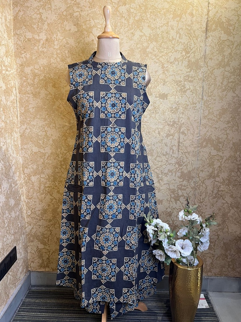 Ajrakh Cotton  Kurti Sets 5055