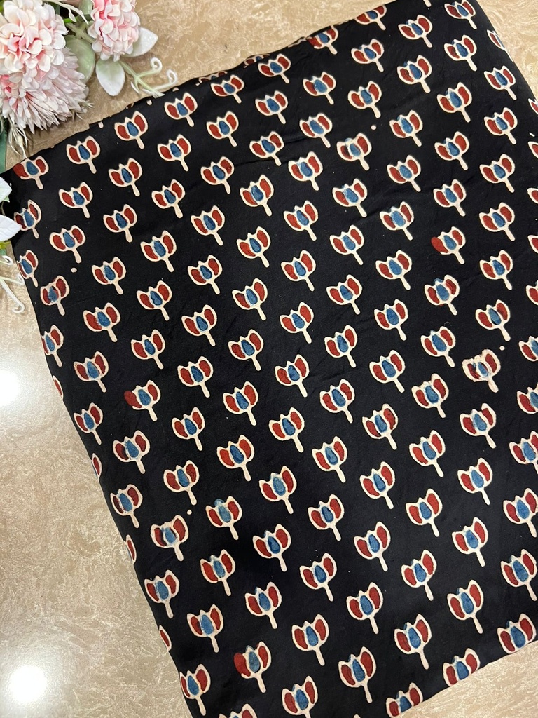 Ajrakh Modal Silk Fabric 5016