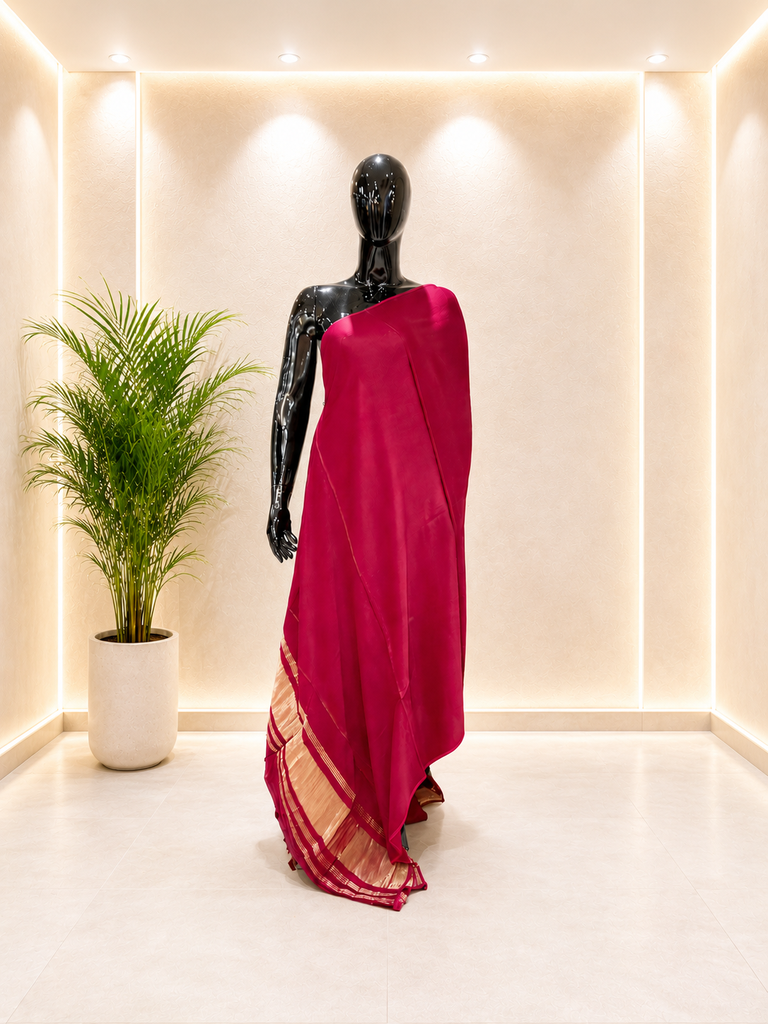  Premium Plain Modal Silk Dupatta 5038