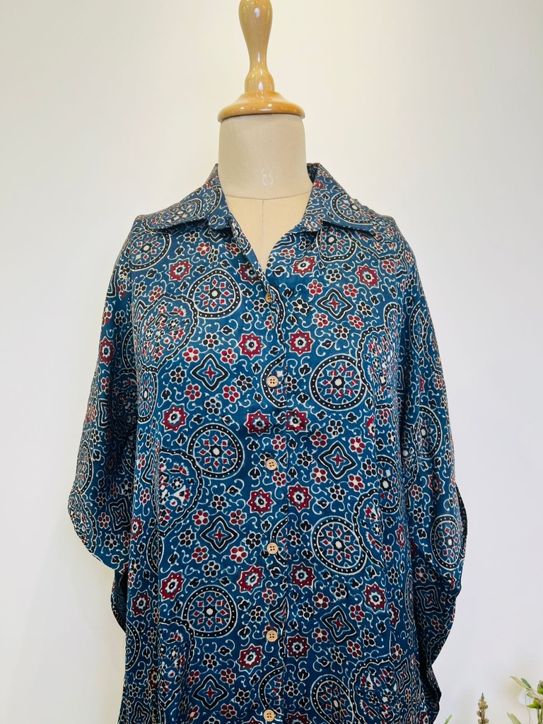 Ajrakh Shirt Kaftans 5015