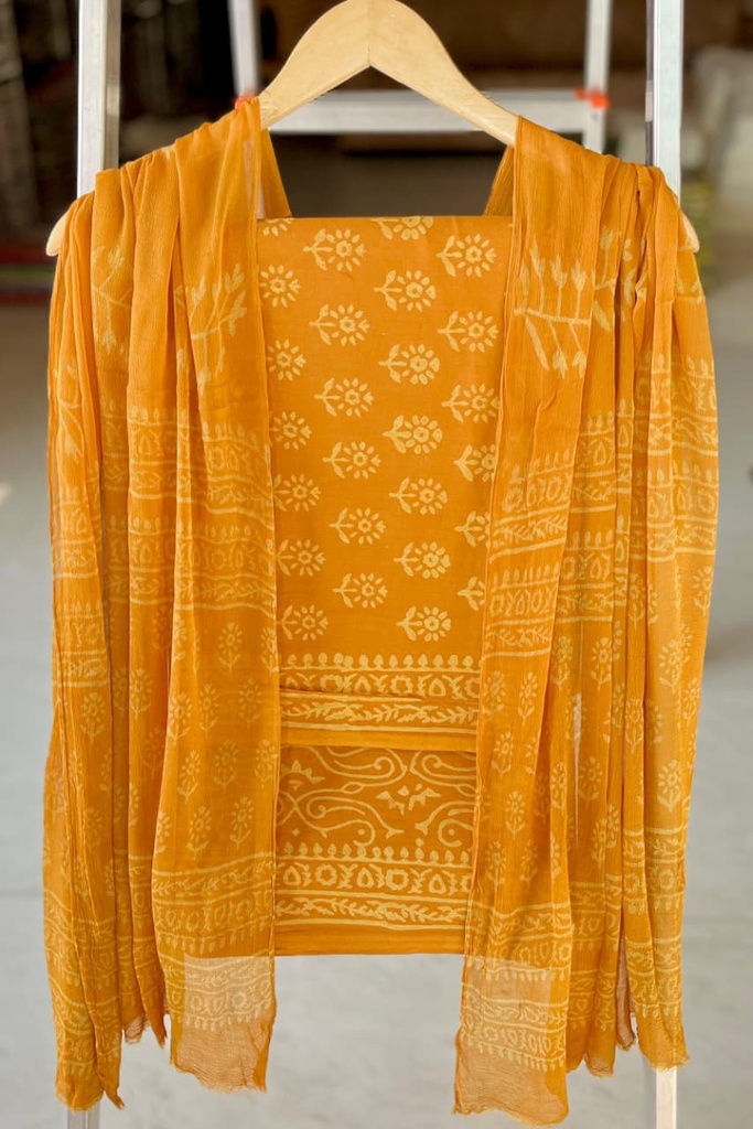 Chiffon Dupatta Cotton Suits 4562