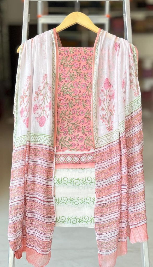 Chiffon Dupatta Cotton Suits 4562