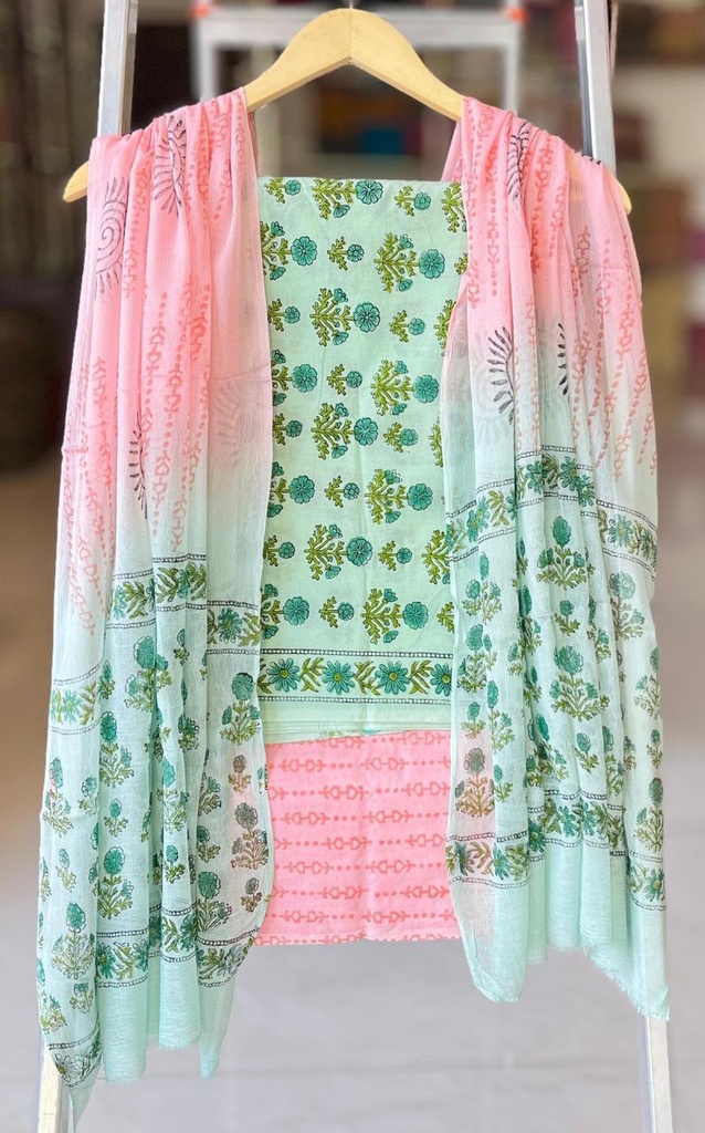 Chiffon Dupatta Cotton Suits 4562