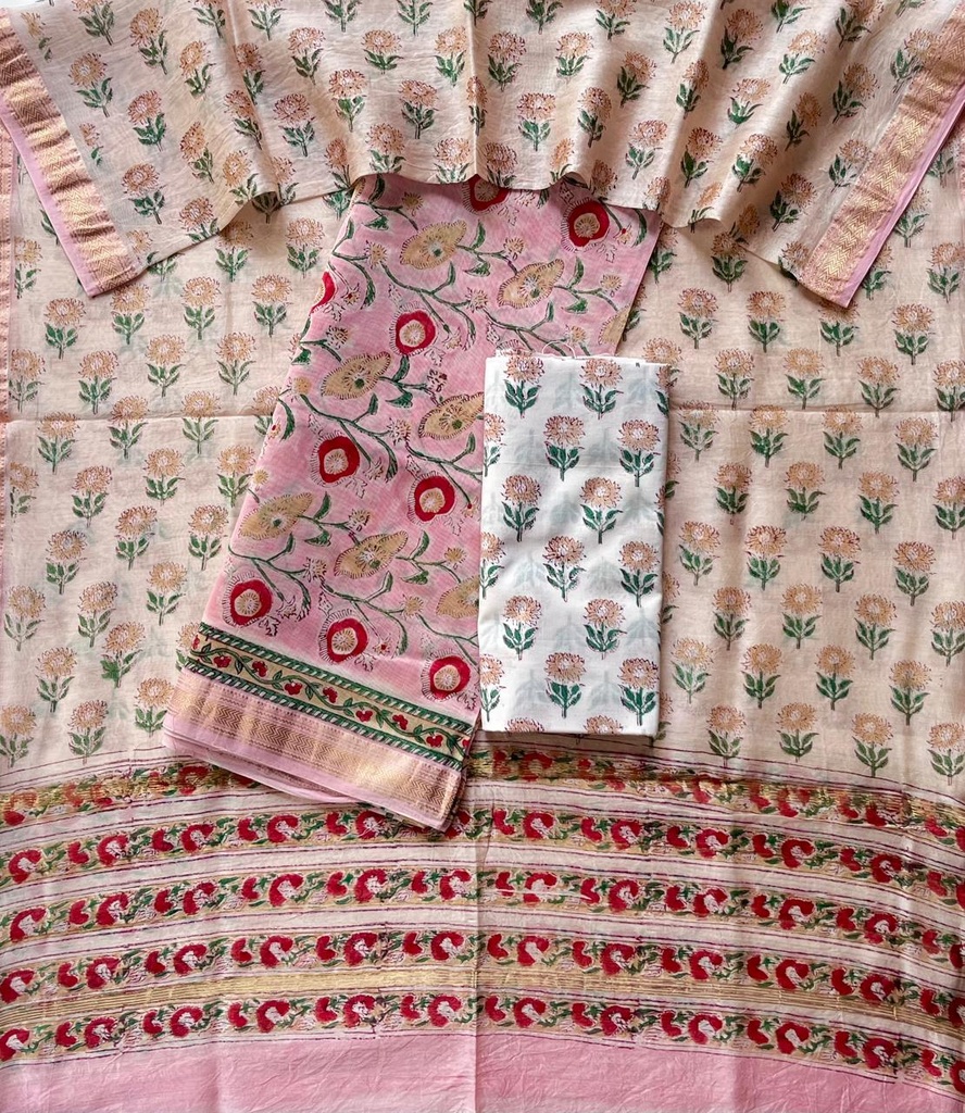 Maheshwari Silk Cotton Suits 5025