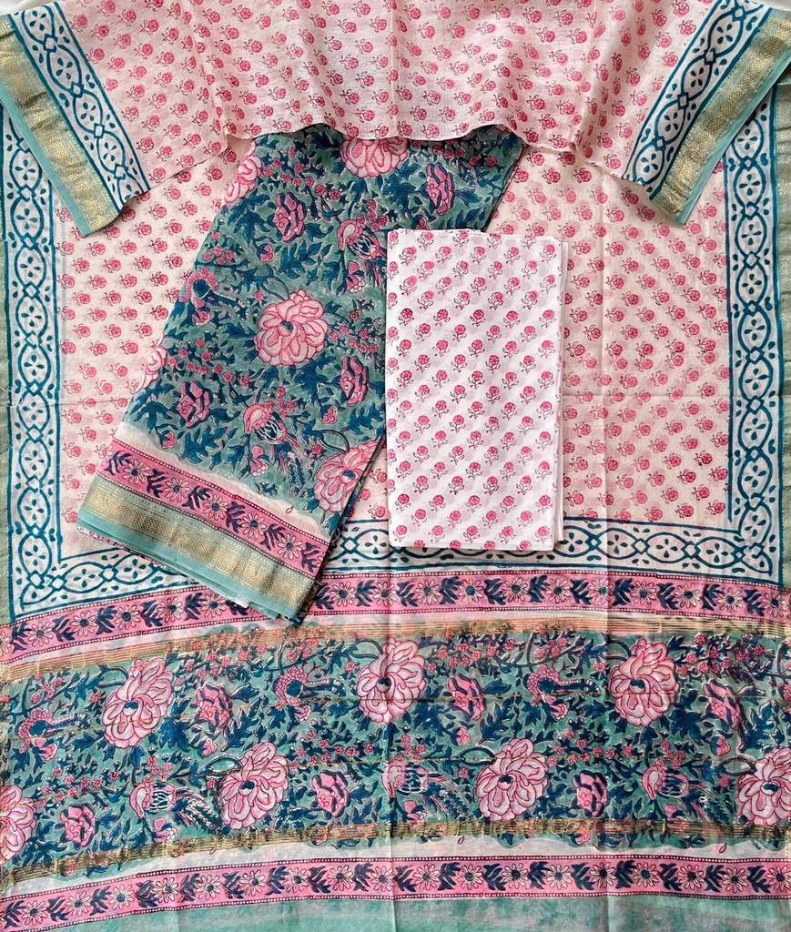 Maheshwari Silk Cotton Suits 5025