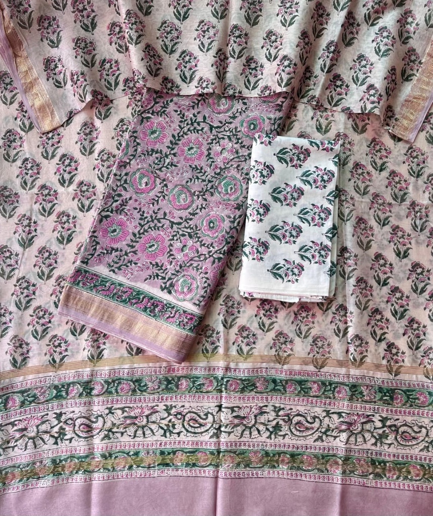 Maheshwari Silk Cotton Suits 5025