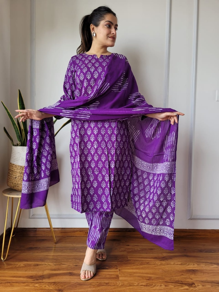 Cotton Kurti Sets 4609 