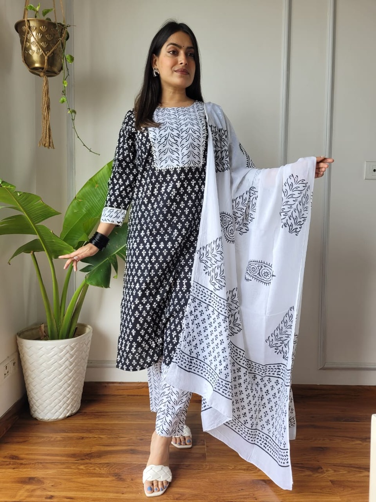 Cotton Kurti Sets 4609 